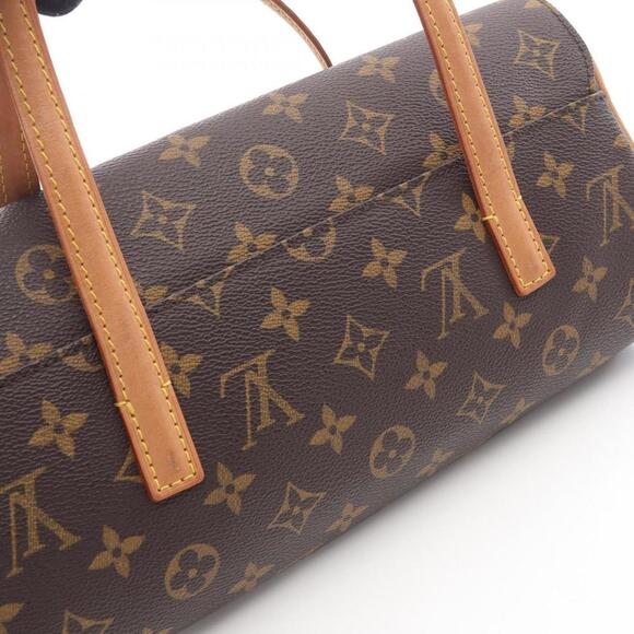 LOUIS VUITTON Brown Monogram Leather Bag - Picture 9 of 11